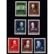 Wien kunstbygningen 80-års jubilæum - Komplet sæt - Postfrisk.